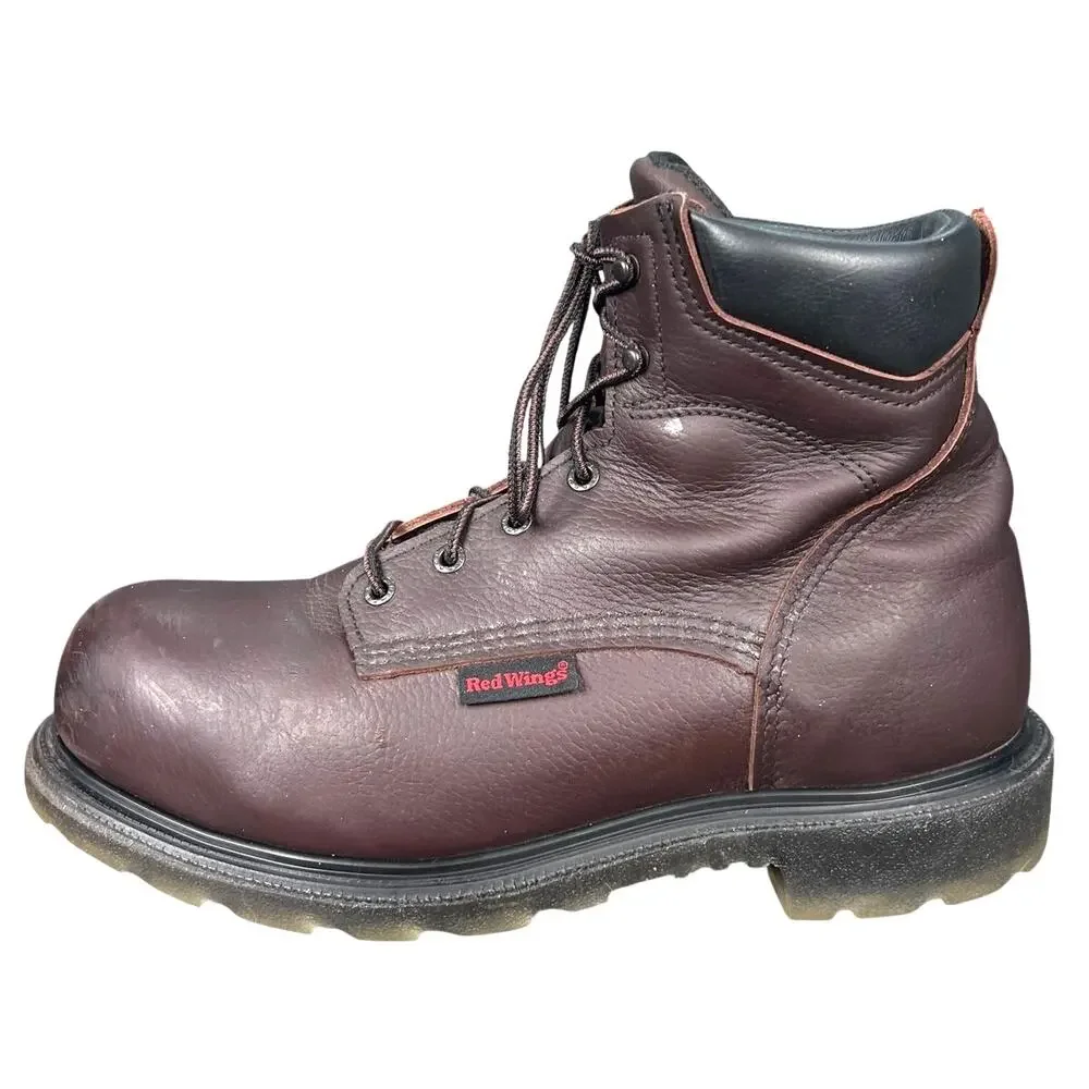 Red Wing 2406 Supersole 2.0 Brown Steel Toe Work Boot Size 11.5 E2